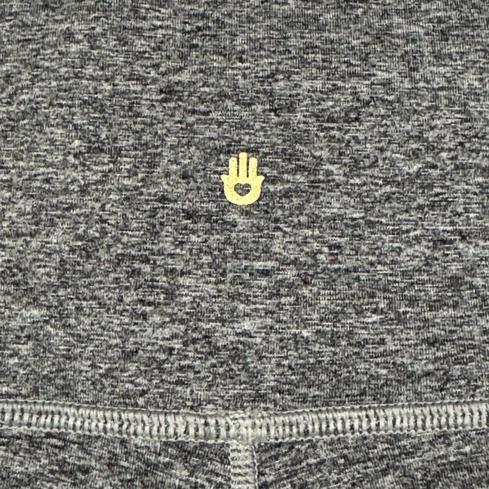 Spiritual Gangster High Waist Stripe Leggings Heather Grey Medium Yoga Athletic - Picture 6 of 11